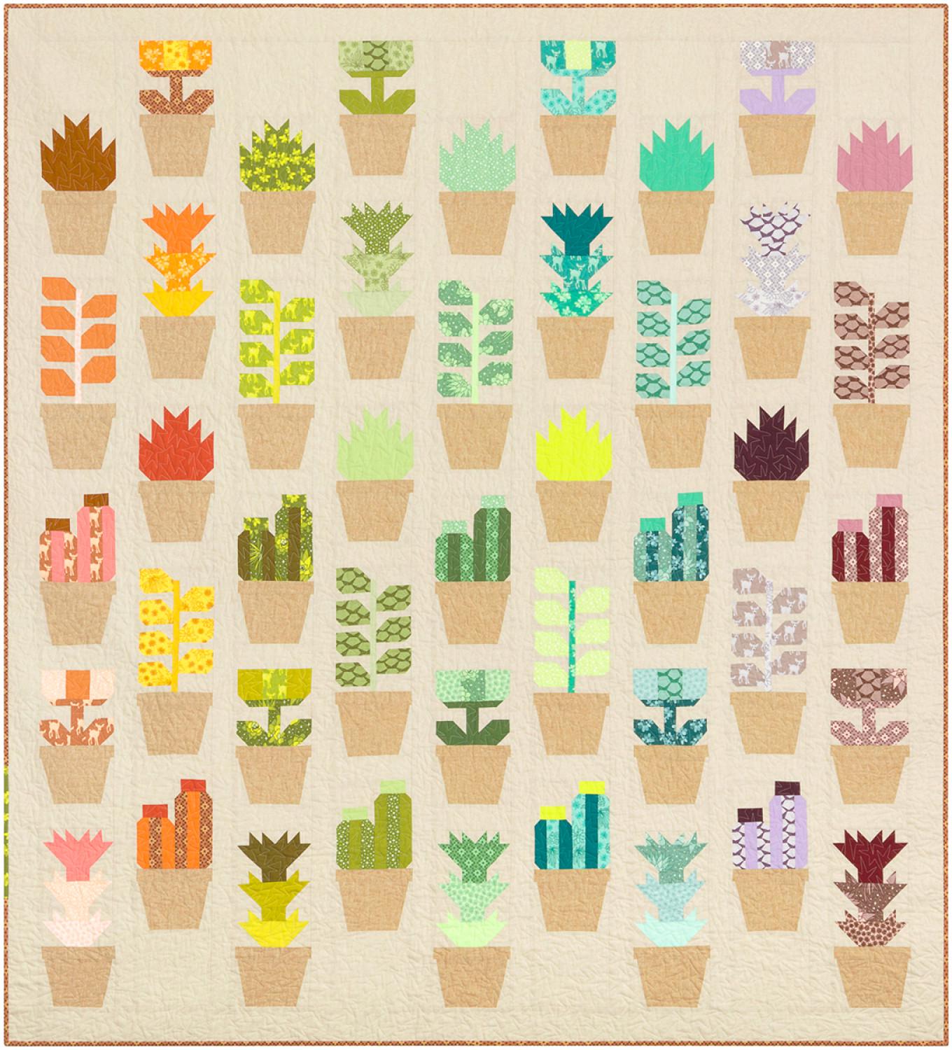 Greenhouse Quilt Pattern by Elizabeth Hartman