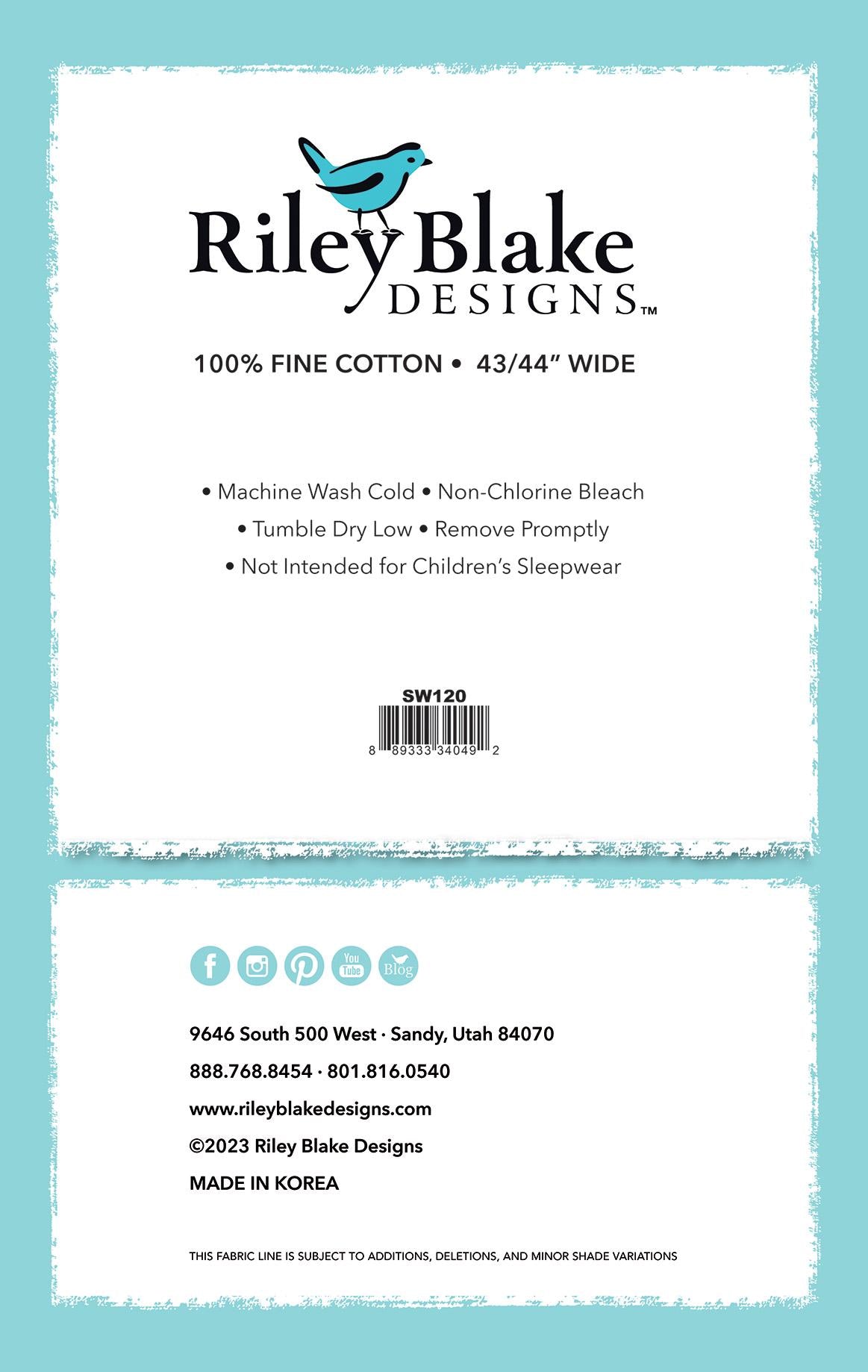 Confetti Cotton™ Azure Fabric by Riley Blake Designs C120-AZURE