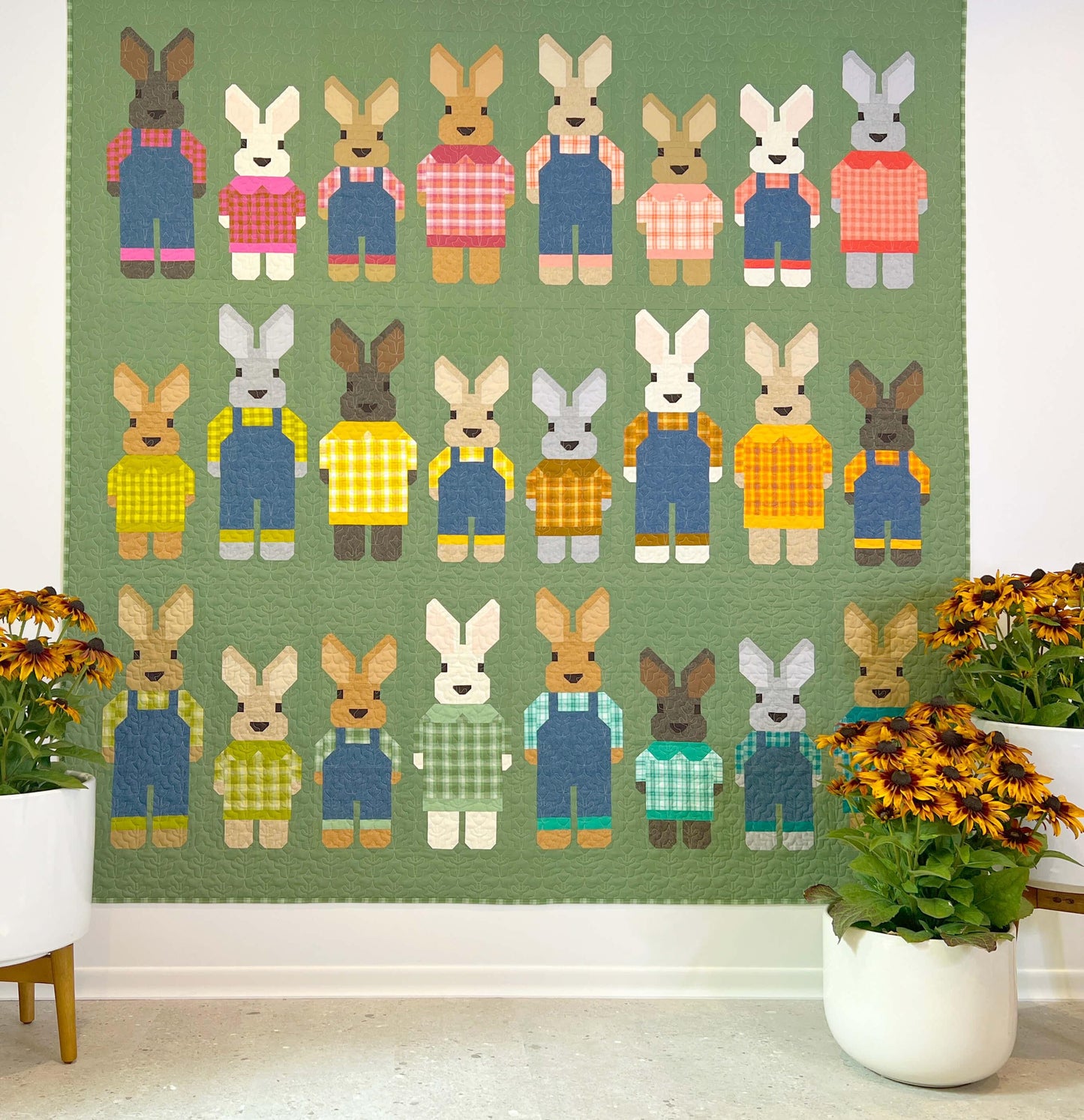 The Bunny Bunch Sampler Quilt Pattern by Elizabeth Hartman