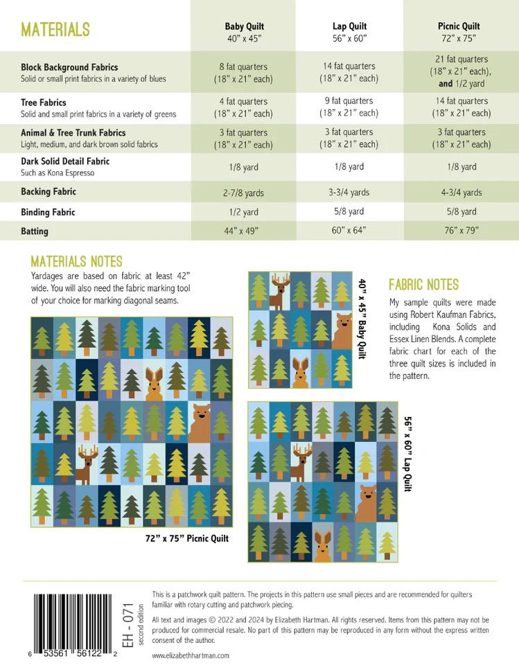 Lookout Quilt Pattern by Elizabeth Hartman