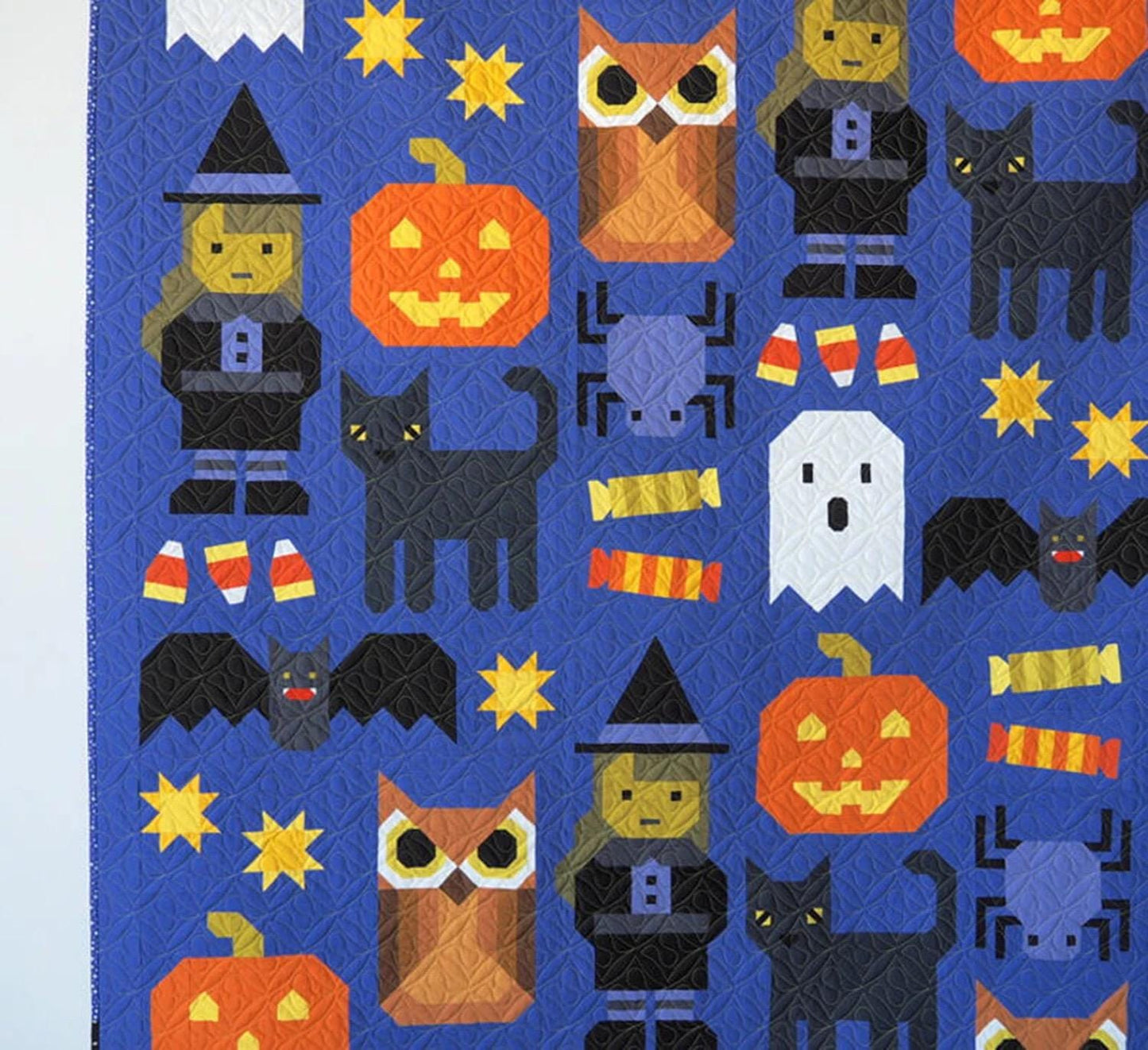 Happy Halloween Quilt & Pillow Pattern by Elizabeth Hartman