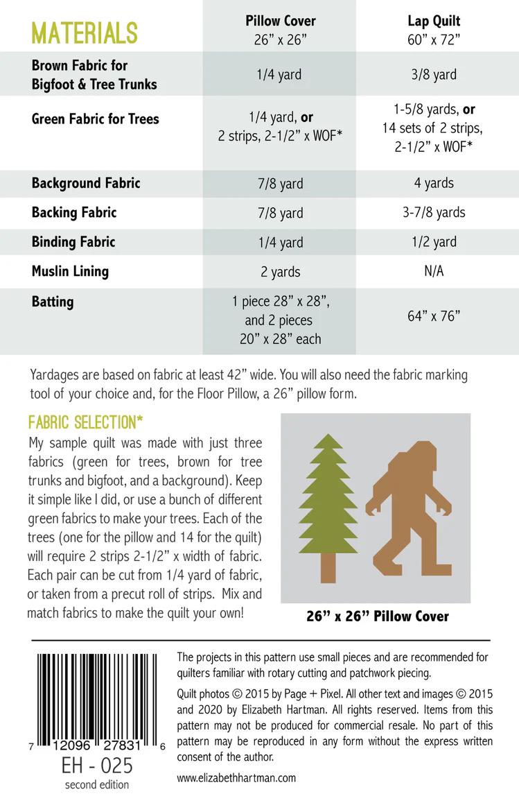 Legendary Quilt & Pillow Pattern by Elizabeth Hartman